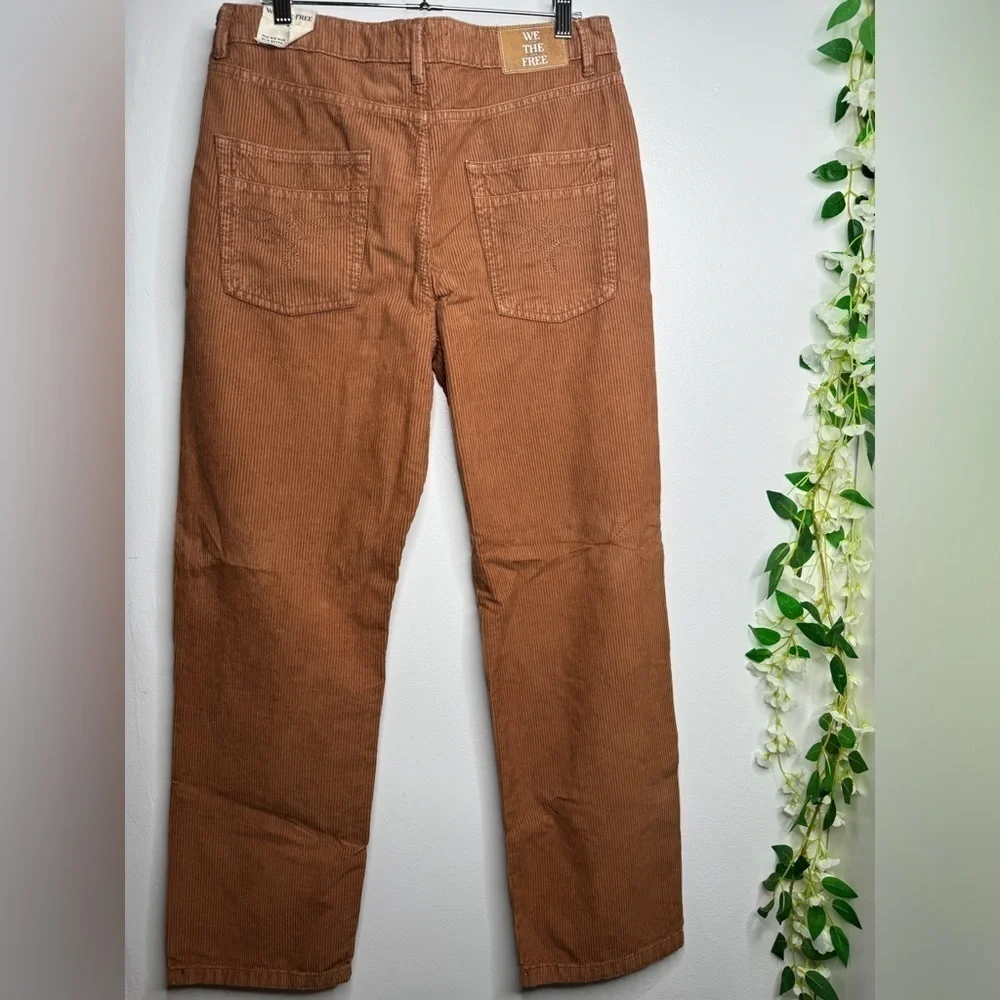 Free People Pax Slim Cord Boyfriend Jeans